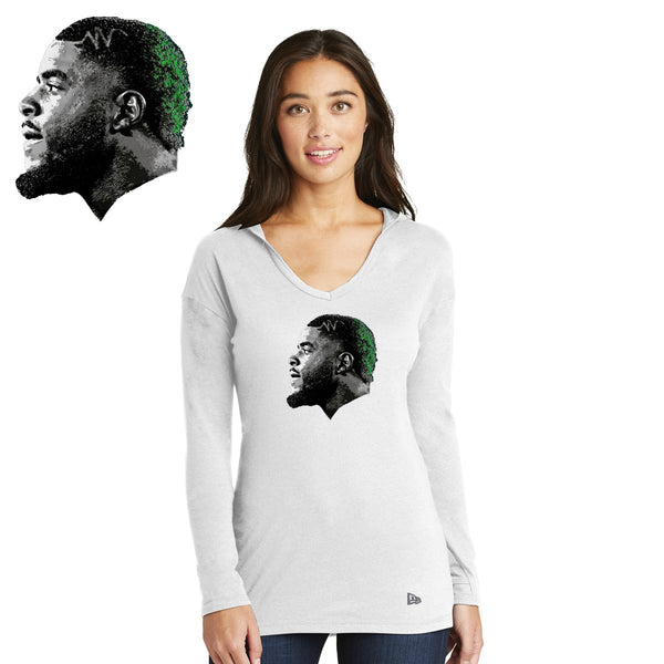 FeedDex - LNEA131 New Era® Ladies Tri-Blend Performance Pullover Hoodie Tee (2)