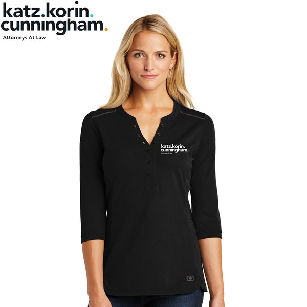 KKC - LOG132 OGIO® Ladies Fuse Henley