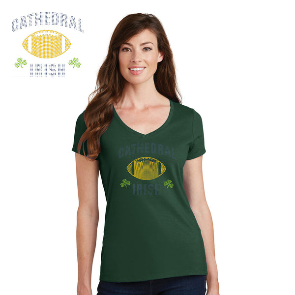 Cathedral - LPC450V Port & Company® Ladies Fan Favorite V-Neck Tee