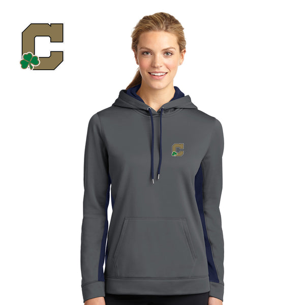 Cathedral - LST235 Sport-Tek® Ladies Sport-Wick® Fleece Colorblock Hooded Pullover