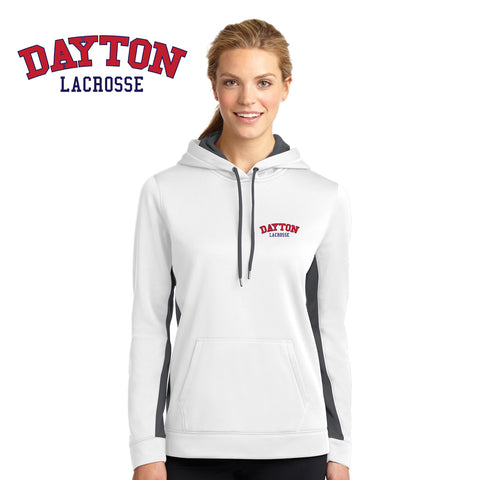 Dayton Lacrosse - LST235 Sport-Tek® Ladies Sport-Wick® Fleece Colorblock Hooded Pullover