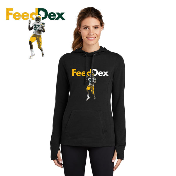 FeedDex - LST296 Sport-Tek ® Ladies PosiCharge ® Tri-Blend Wicking Fleece Hooded Pullover (3)