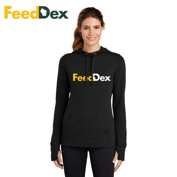 FeedDex - LST296 Sport-Tek ® Ladies PosiCharge ® Tri-Blend Wicking Fleece Hooded Pullover (4)