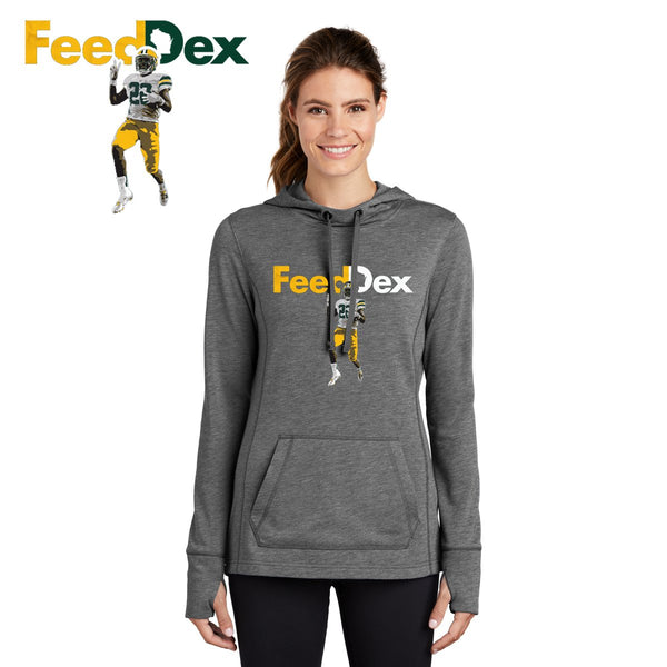 FeedDex - LST296 Sport-Tek ® Ladies PosiCharge ® Tri-Blend Wicking Fleece Hooded Pullover (3)