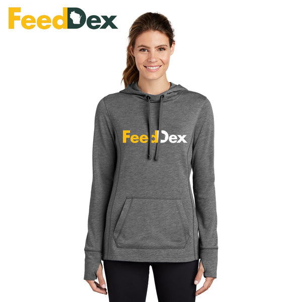 FeedDex - LST296 Sport-Tek ® Ladies PosiCharge ® Tri-Blend Wicking Fleece Hooded Pullover (4)