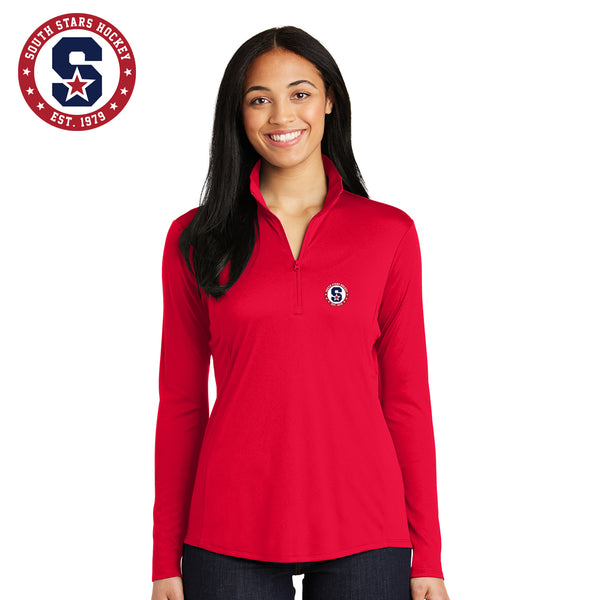 South Stars Hockey - LST357 Sport-Tek® Ladies PosiCharge® Competitor™ 1/4-Zip Pullover