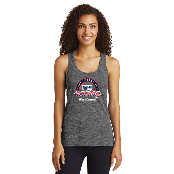 F45 - LST396 Sport-Tek® Ladies PosiCharge® Electric Heather Racerback Tank