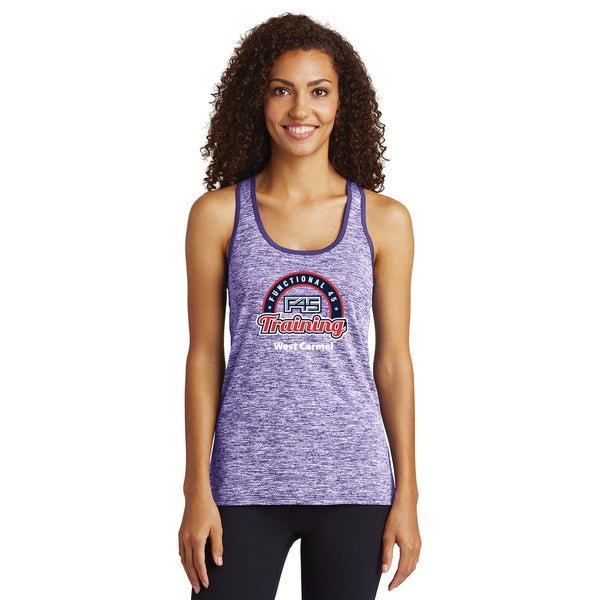 F45 - LST396 Sport-Tek® Ladies PosiCharge® Electric Heather Racerback Tank