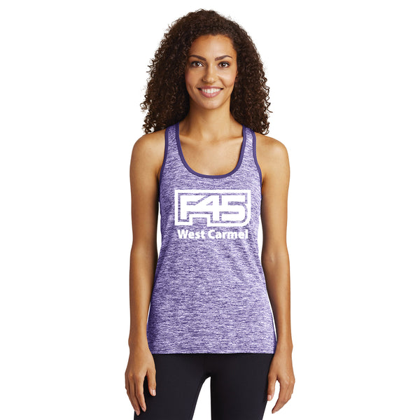 F45 - LST396 Sport-Tek® Ladies PosiCharge® Electric Heather Racerback Tank