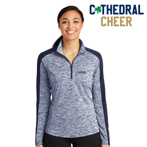 Cathedral - LST397 Sport-Tek® Ladies PosiCharge® Electric Heather Colorblock 1/4-Zip Pullover
