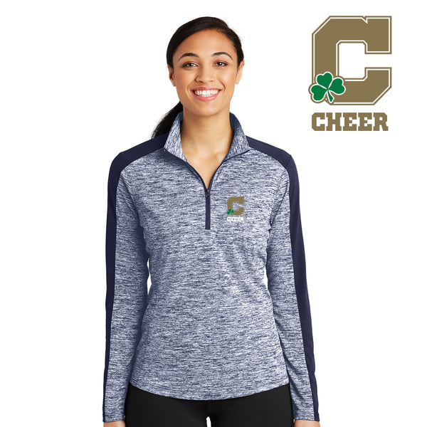 Cathedral - LST397 Sport-Tek® Ladies PosiCharge® Electric Heather Colorblock 1/4-Zip Pullover
