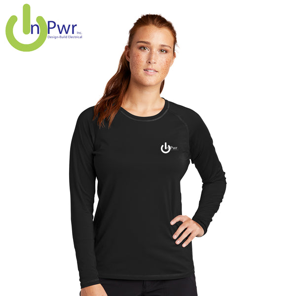 InPwr - LST470LS Sport-Tek ® Ladies Long Sleeve Rashguard Tee