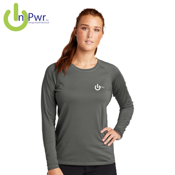 InPwr - LST470LS Sport-Tek ® Ladies Long Sleeve Rashguard Tee