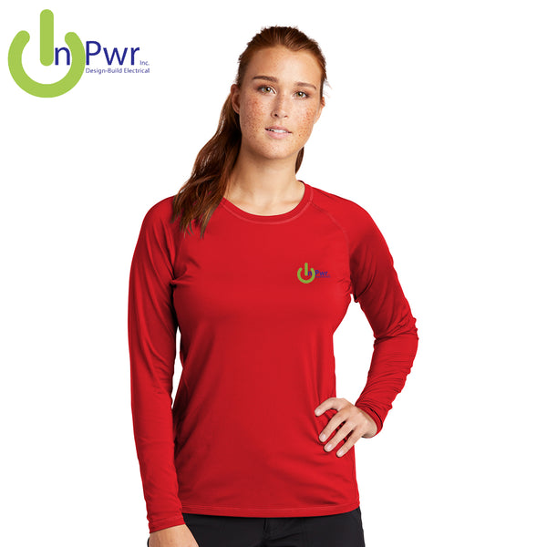 InPwr - LST470LS Sport-Tek ® Ladies Long Sleeve Rashguard Tee