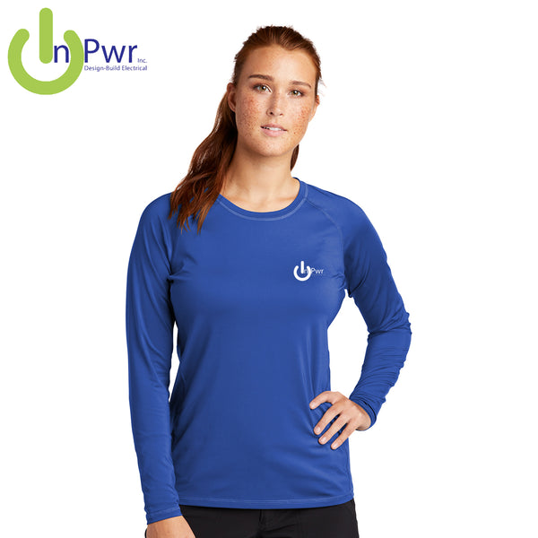 InPwr - LST470LS Sport-Tek ® Ladies Long Sleeve Rashguard Tee