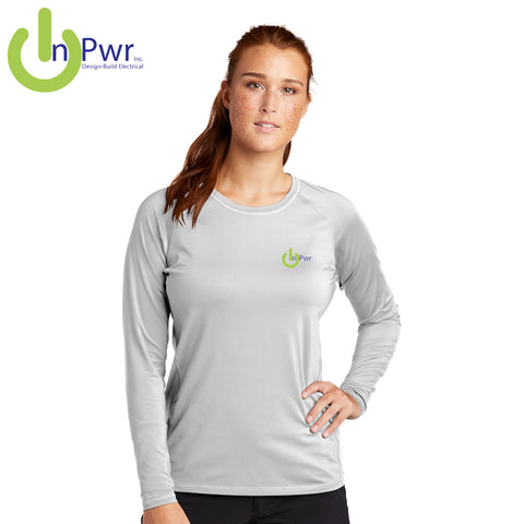 InPwr - LST470LS Sport-Tek ® Ladies Long Sleeve Rashguard Tee