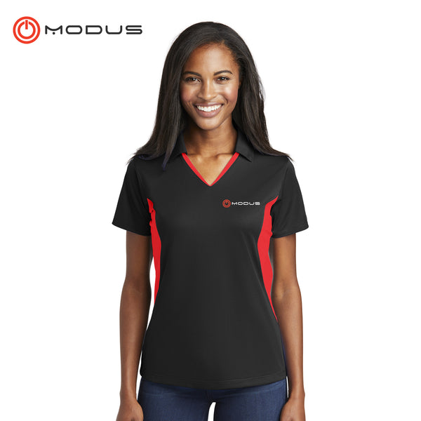 Modus - LST655 Sport-Tek® Ladies Side Blocked Micropique Sport-Wick® Polo