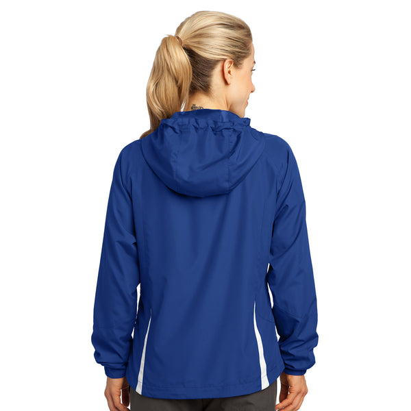 Tipton Soccer 2 - LST76 Sport-Tek® Ladies Colorblock Hooded Raglan Jacket