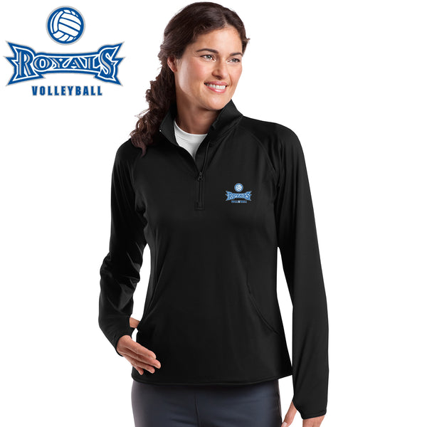 HSE Volleyball - LST850 Sport-Tek® Ladies Sport-Wick® Stretch 1/2-Zip Pullover