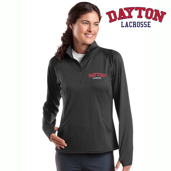 Dayton Lacrosse - LST850 Sport-Tek® Ladies Sport-Wick® Stretch 1/2-Zip Pullover
