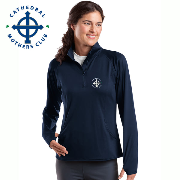 Cathedral - LST850 Mother's Sport-Tek® Ladies Sport-Wick® Stretch 1/2-Zip Pullover