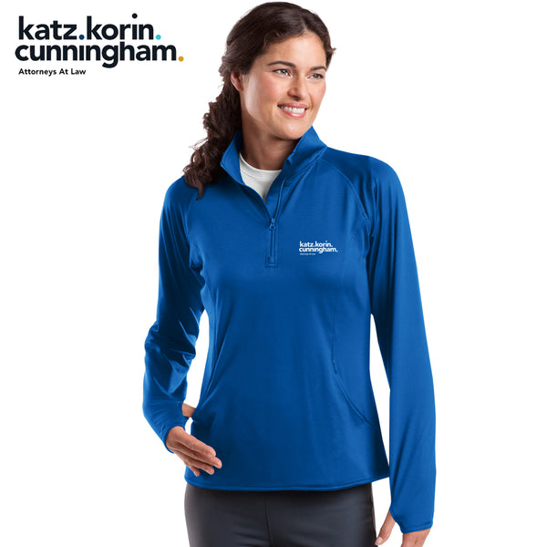 KKC - LST850 Sport-Tek® Ladies Sport-Wick® Stretch 1/2-Zip Pullover