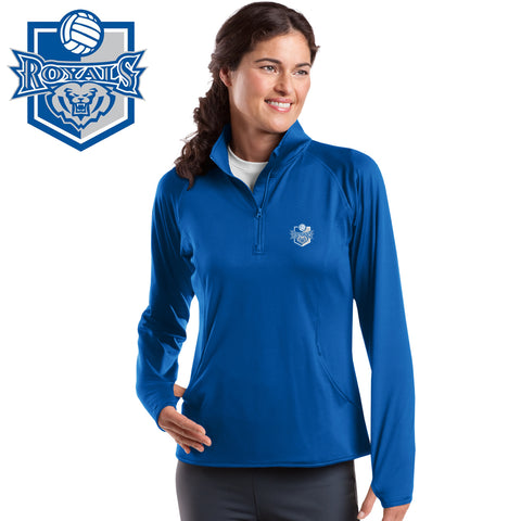 HSE Volleyball - LST850 Sport-Tek® Ladies Sport-Wick® Stretch 1/2-Zip Pullover
