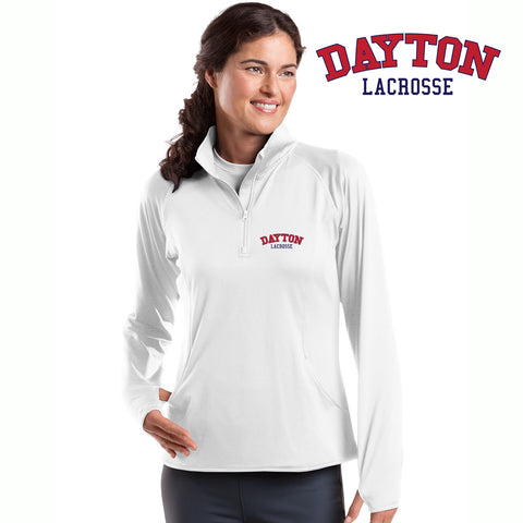 Dayton Lacrosse - LST850 Sport-Tek® Ladies Sport-Wick® Stretch 1/2-Zip Pullover