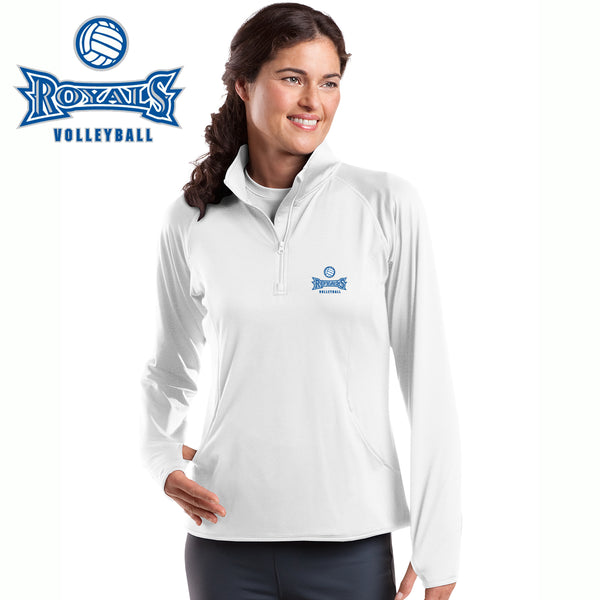 HSE Volleyball - LST850 Sport-Tek® Ladies Sport-Wick® Stretch 1/2-Zip Pullover