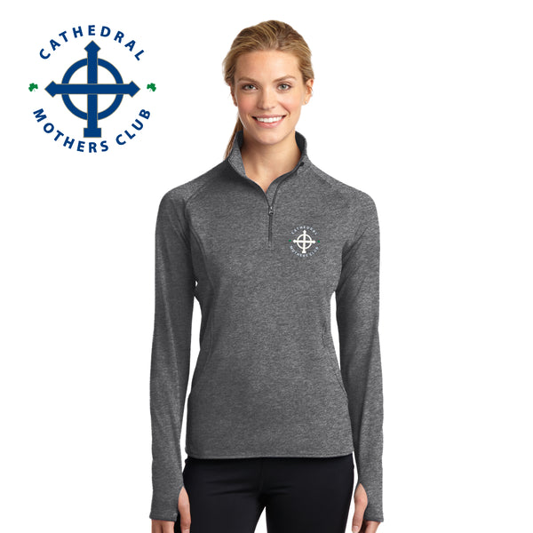 Cathedral - LST850 Mother's Sport-Tek® Ladies Sport-Wick® Stretch 1/2-Zip Pullover