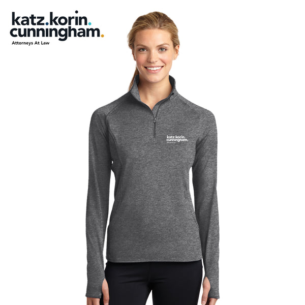 KKC - LST850 Sport-Tek® Ladies Sport-Wick® Stretch 1/2-Zip Pullover