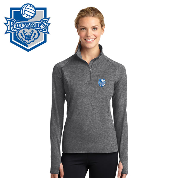 HSE Volleyball - LST850 Sport-Tek® Ladies Sport-Wick® Stretch 1/2-Zip Pullover