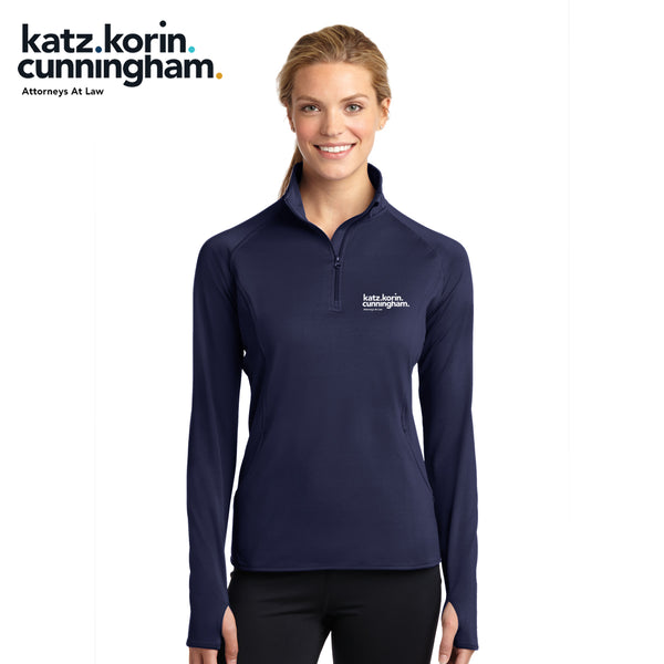 KKC - LST850 Sport-Tek® Ladies Sport-Wick® Stretch 1/2-Zip Pullover