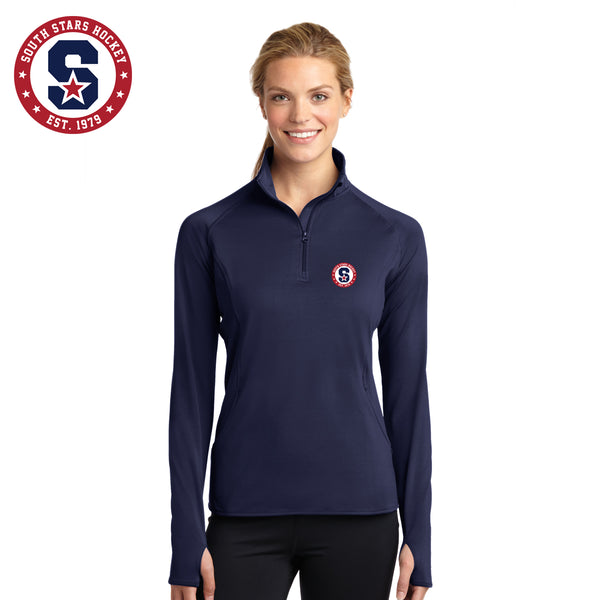 South Stars Hockey - LST850 Sport-Tek® Ladies Sport-Wick® Stretch 1/2-Zip Pullover