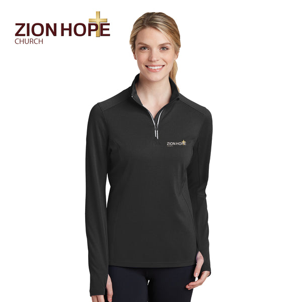 Zion Hope - LST860 Sport-Tek® Ladies Sport-Wick® Textured 1/4-Zip Pullover
