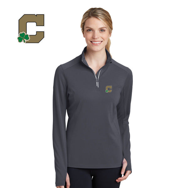Cathedral - LST860 Sport-Tek® Ladies Sport-Wick® Textured 1/4-Zip Pullover