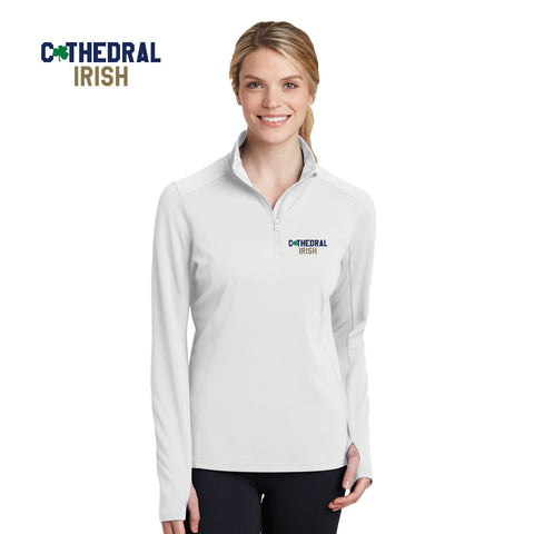 Cathedral - LST860 Sport-Tek® Ladies Sport-Wick® Textured 1/4-Zip Pullover