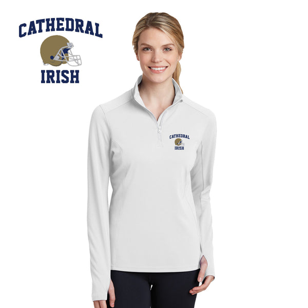 Cathedral - LST860 Sport-Tek® Ladies Sport-Wick® Textured 1/4-Zip Pullover