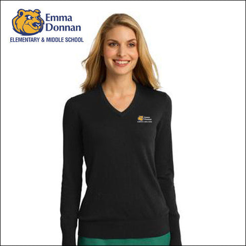 Emma LSW285 Port Authority® Ladies V-Neck Sweater