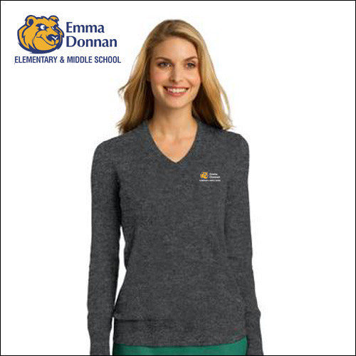 Emma LSW285 Port Authority® Ladies V-Neck Sweater