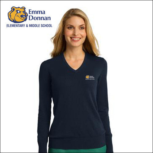 Emma LSW285 Port Authority® Ladies V-Neck Sweater