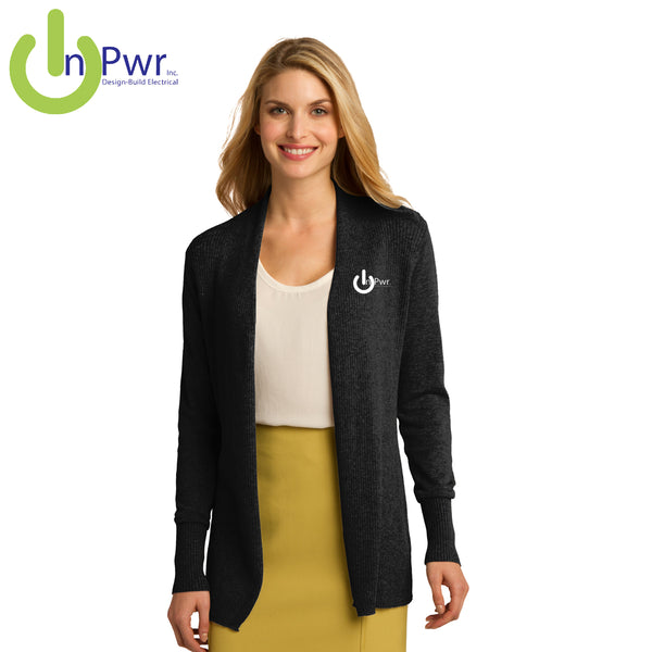 InPwr - LSW289 Port Authority® Ladies Open Front Cardigan Sweater