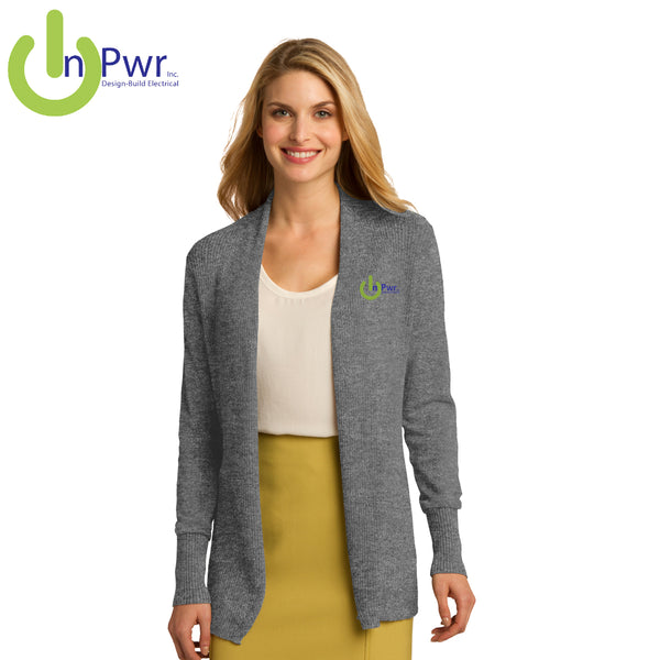 InPwr - LSW289 Port Authority® Ladies Open Front Cardigan Sweater