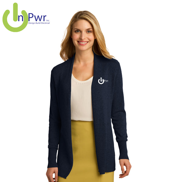 InPwr - LSW289 Port Authority® Ladies Open Front Cardigan Sweater