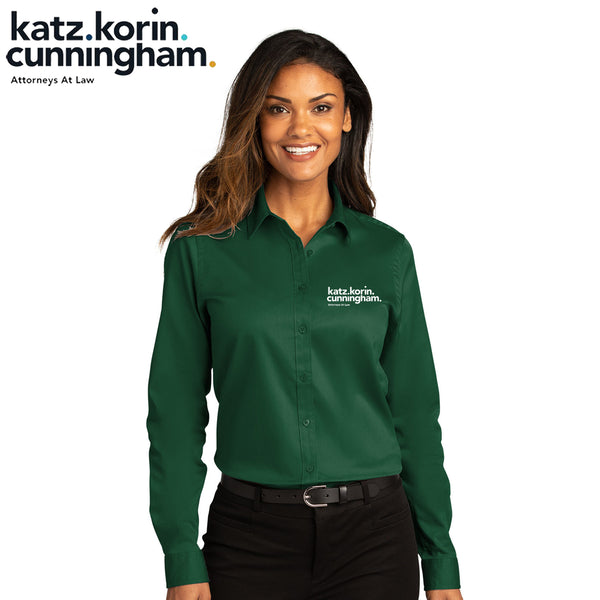 KKC - LW808 Port Authority® Ladies Long Sleeve SuperPro React ™