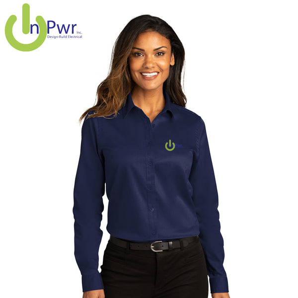 InPwr - LW808 Port Authority® Ladies Long Sleeve SuperPro React ™