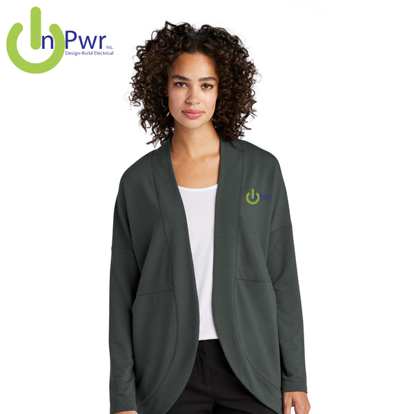 InPwr - MM3015 MERCER+METTLE™ Women’s Stretch Open-Front Cardigan