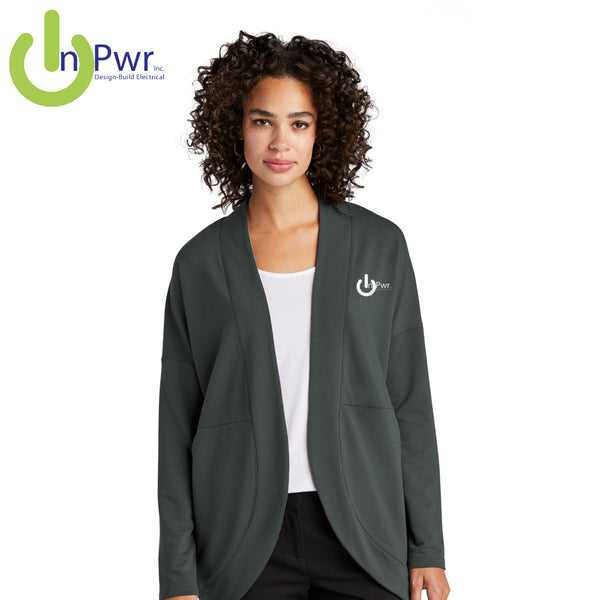 InPwr - MM3015 MERCER+METTLE™ Women’s Stretch Open-Front Cardigan
