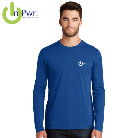 InPwr - NEA102 New Era® Heritage Blend Long Sleeve Crew Tee