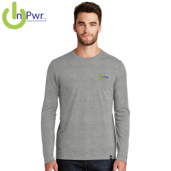 InPwr - NEA102 New Era® Heritage Blend Long Sleeve Crew Tee